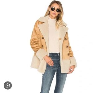 MOTHER Faux Shearling Jacket